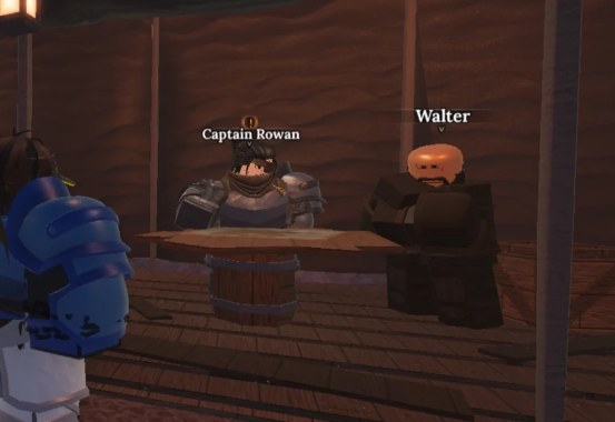 Captain Rowan the forge